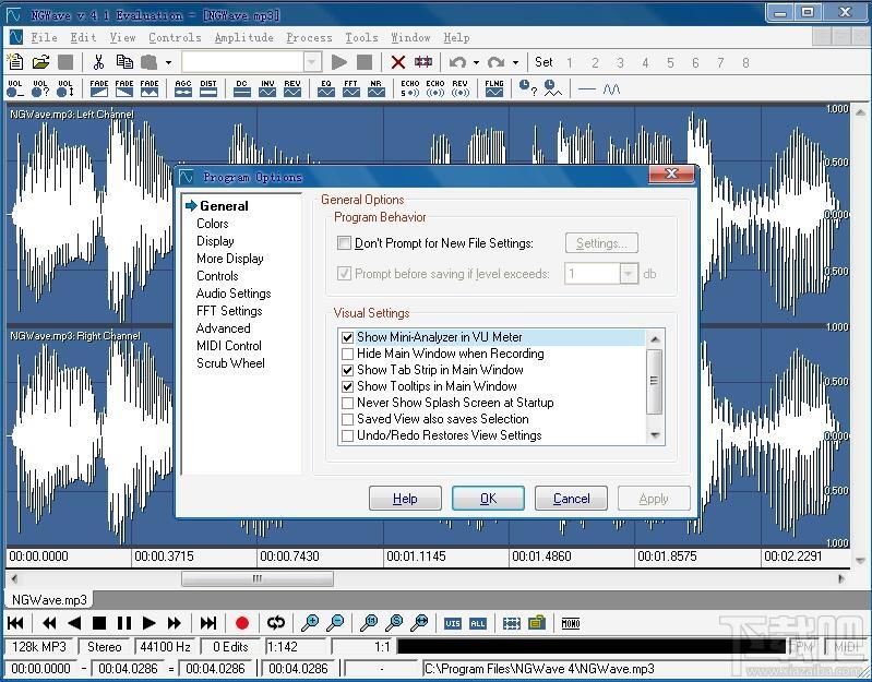 NGWave Audio Editor,音频编辑