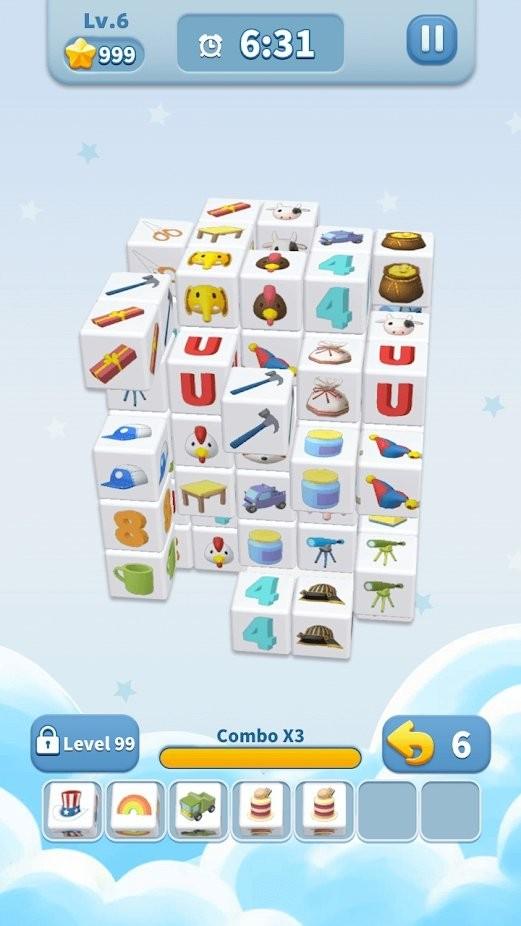 魔方大师3d游戏(cube master 3d)下载,魔方大师3d,消除游戏,趣味游戏